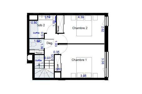 Appartement - 68 m² - 3 pièces