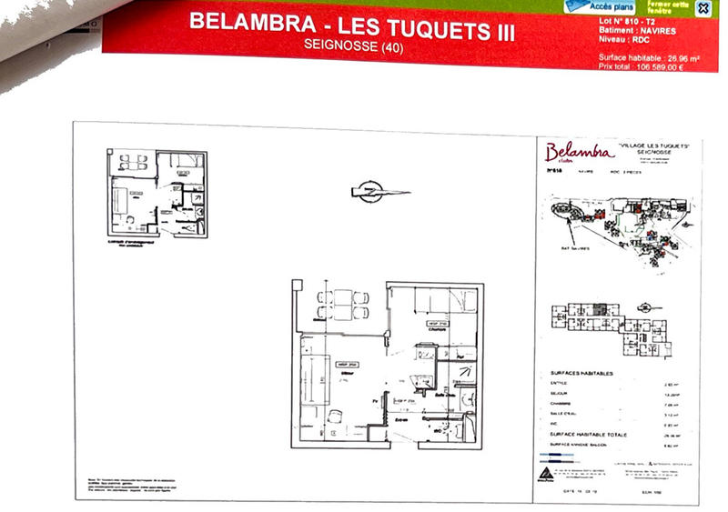 Appartement - 27 m² - 1 pièce