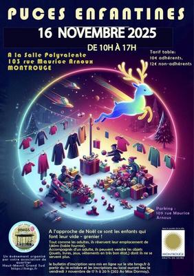 Puces enfantines de l’association de quartier haut-mesnil grand sud