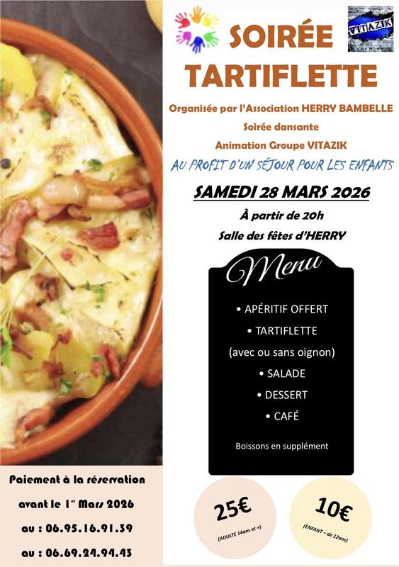 Soirée Tartiflette