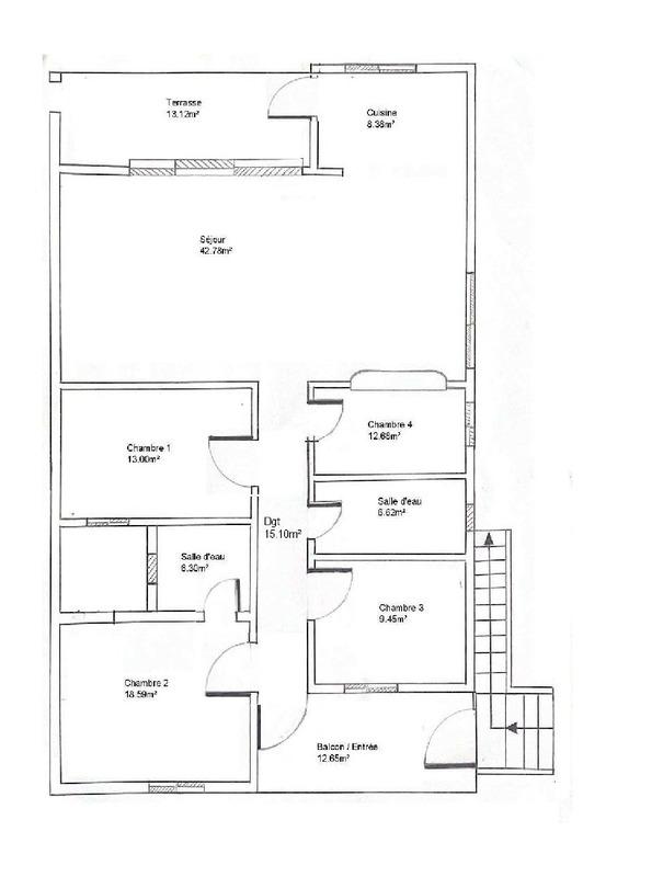 Appartement - 175 m² - 5 pièces