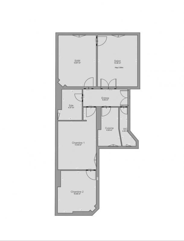 Appartement - 66 m² - 4 pièces