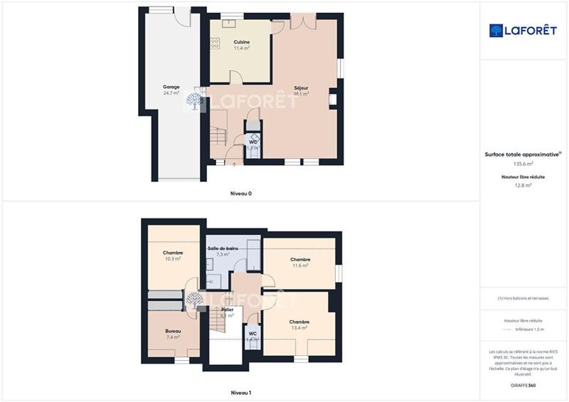 Maison - 110 m² - 4 pièces