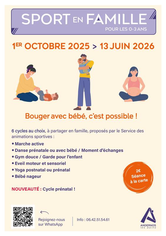 Sport en famille : Bouger avec bébé c'est facile !