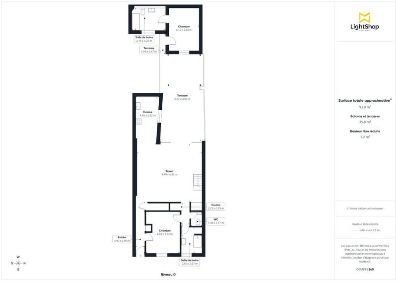 Maison - 123 m² - 4 pièces