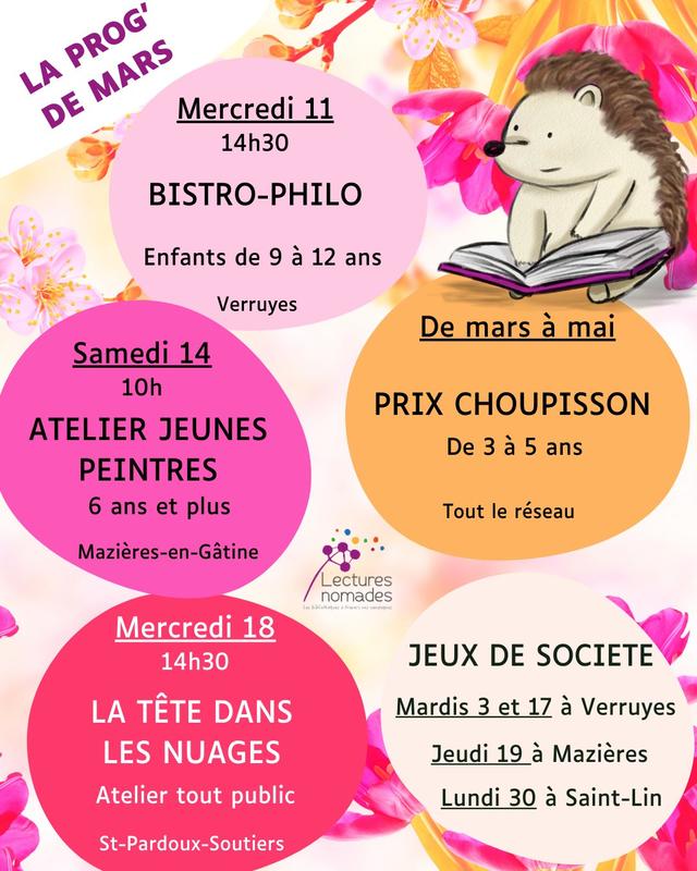 Réseau Lectures Nomades : Atelier jeunes peintres