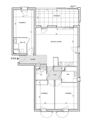 Appartement - 85 m² - 4 pièces