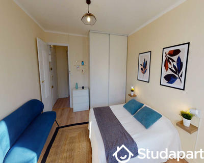 Chambre - 60 m² - 1 pièce