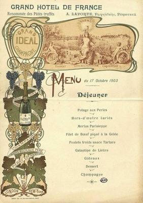 Conférence - des menus illustrés aux reliures gourmandes : quand la gastronomie rencontre l'art du livre.