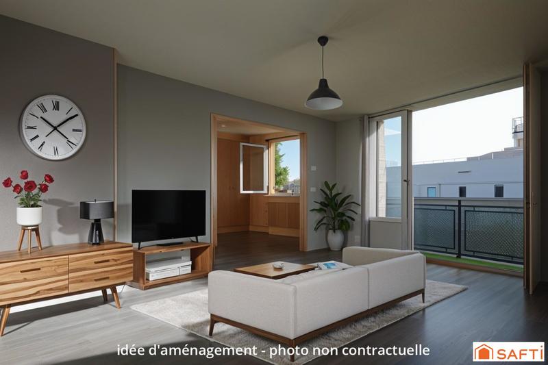 Appartement - 52 m² - 3 pièces