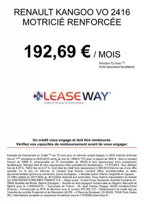 Renault Kangoo Express II 1.5 Dci 90ch Extra R-Link Motricite Renforcee Fam