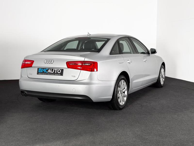 Audi A6 Berline 2.0 Tdi 163ch Multitronic Ja17p Cuir Chauf Regul Gps Tel Clim Attelage 163 Ch 1°Main