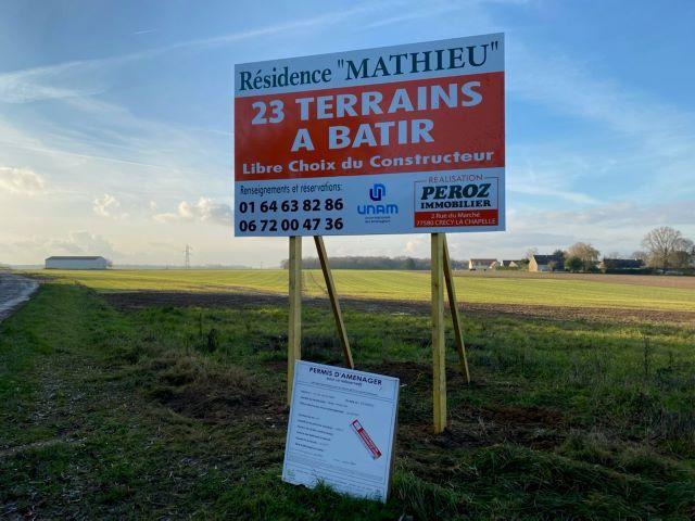 Terrain constructible - 453 m²