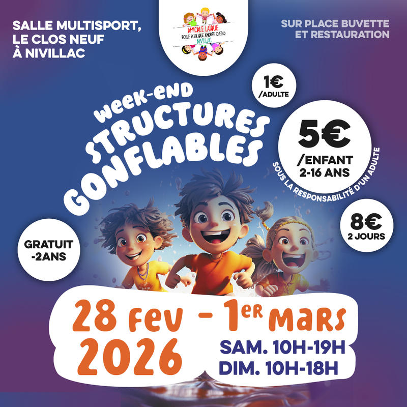 Week-end Structures gonflables