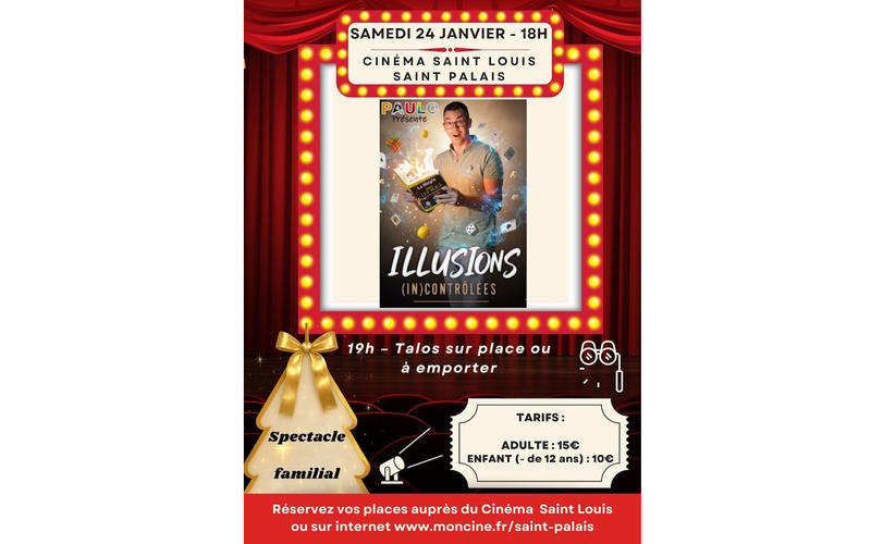 Spectacle de magie : "Illusions (in)contrôlées"