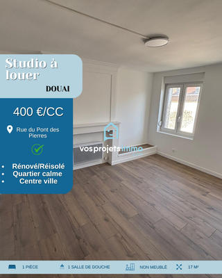 Appartement - 17 m² - 1 pièce