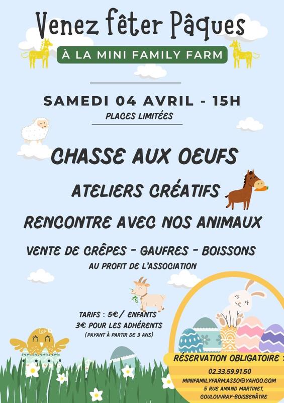 Venez fêter Pâques à la Mini Family Farm