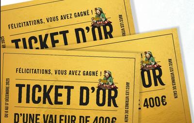 Grande chasse aux Tickets d'Or de Noël !