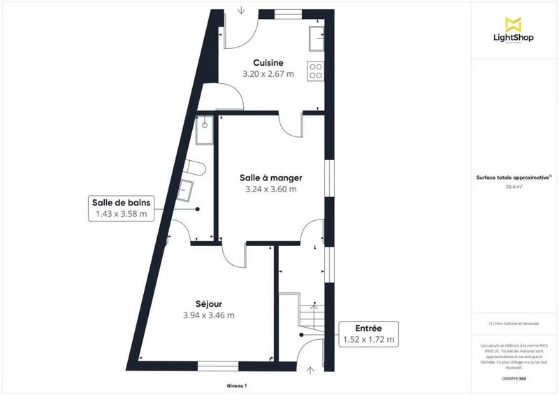 Maison - 73 m² - 3 pièces