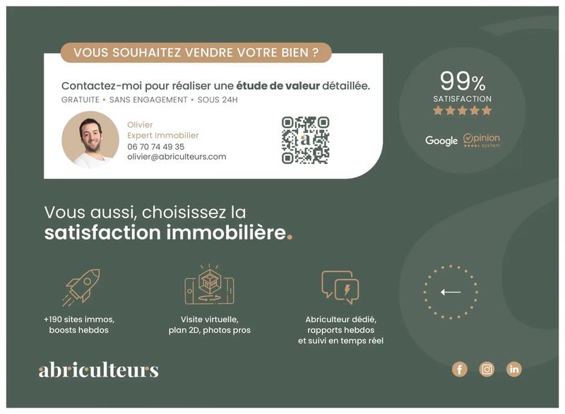 Appartement - 33 m² - 2 pièces