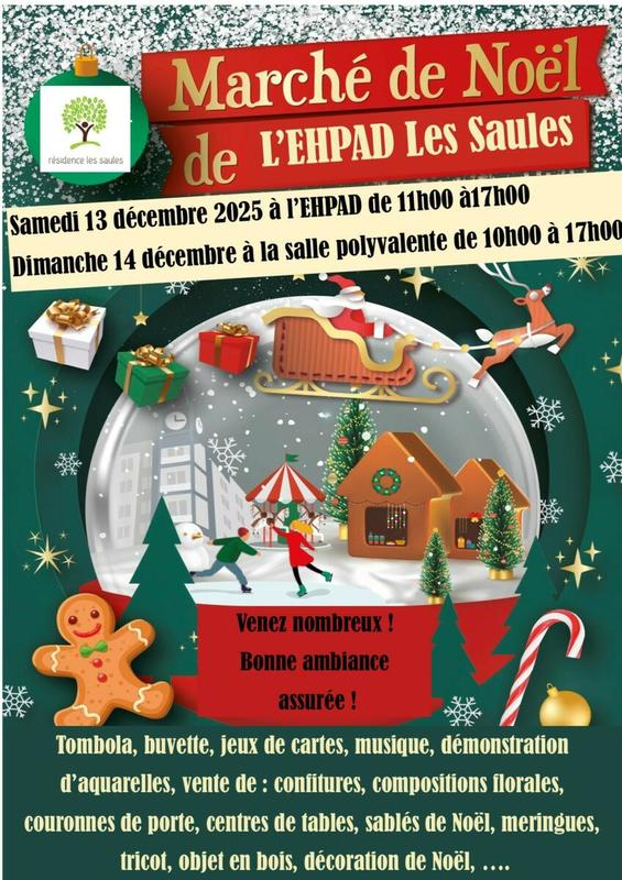 Marché de Noël maison de retraite
