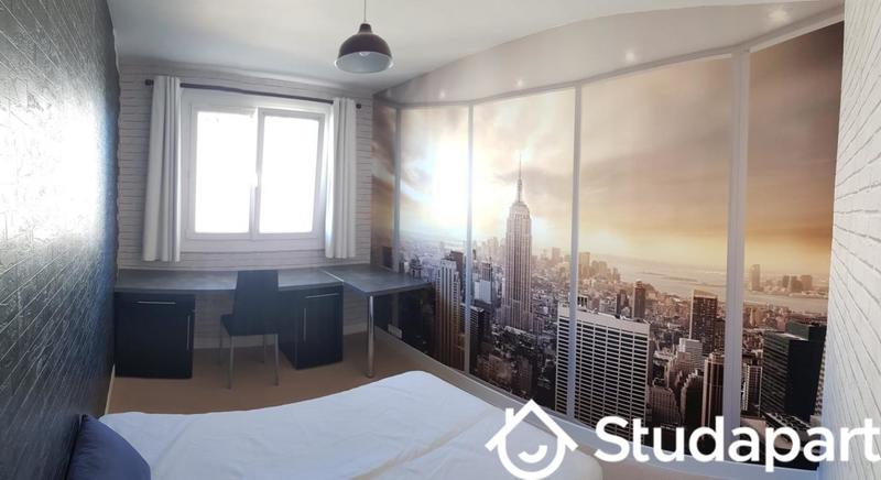 Chambre - 9 m² - 1 pièce