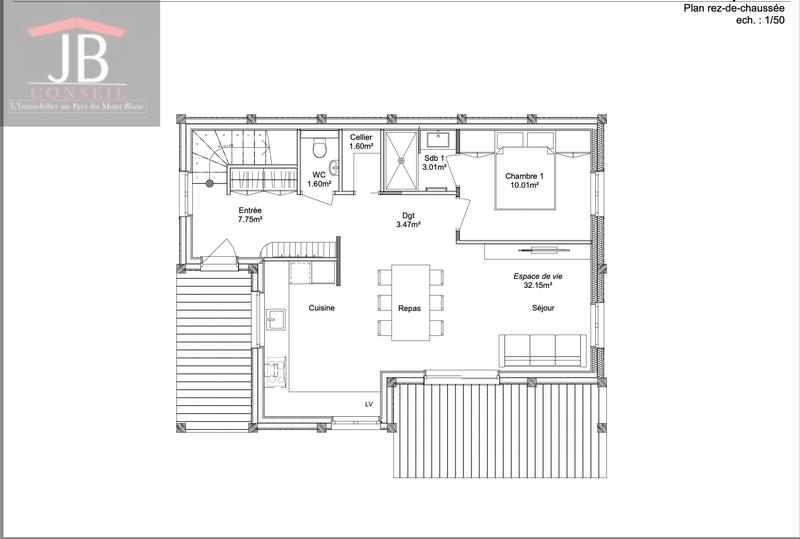 Maison - 97 m² - 4 pièces