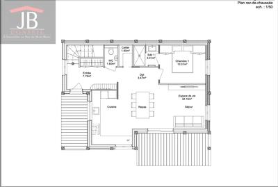 Maison - 97 m² - 4 pièces