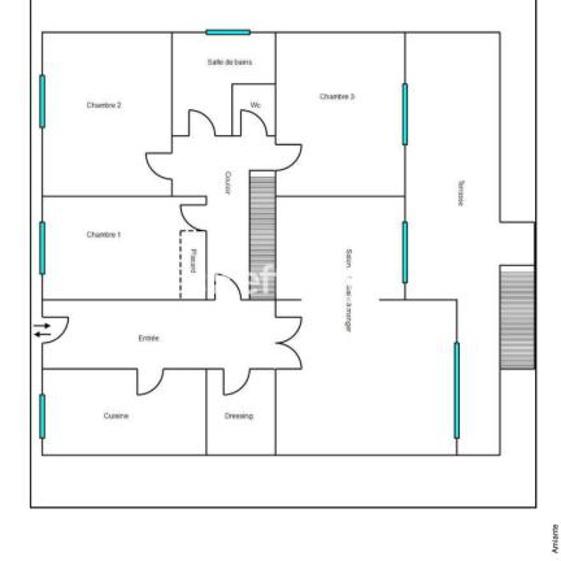 Maison - 180 m² - 7 pièces