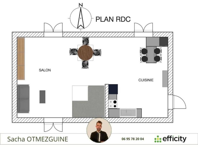 Maison - 67 m² - 3 pièces
