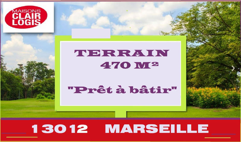 Terrain - 470 m²