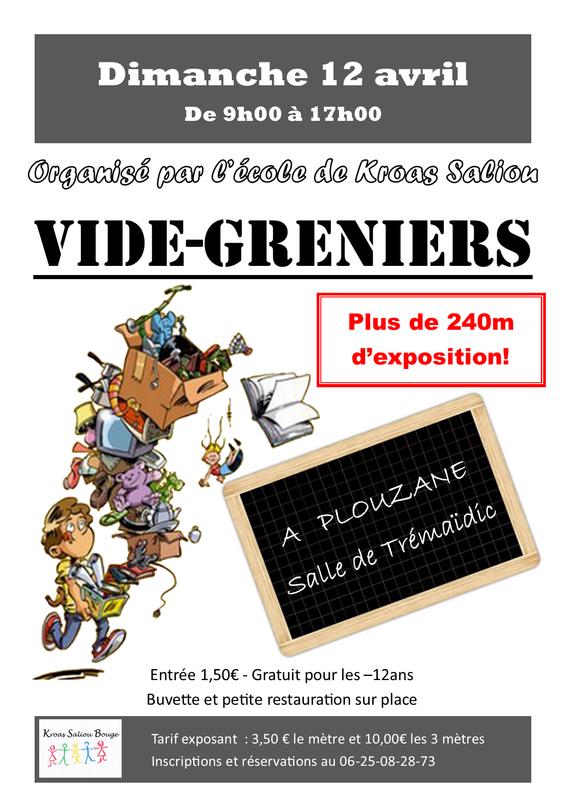 Vide-Greniers de l'école de Kroas Saliou