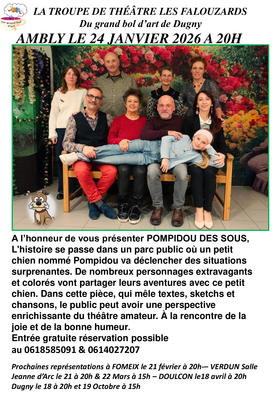 Théâtre - Pompidou des sous