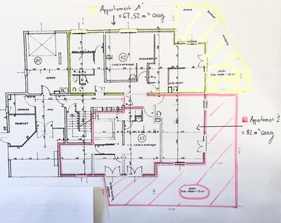 Appartement - 150 m² - 10 pièces