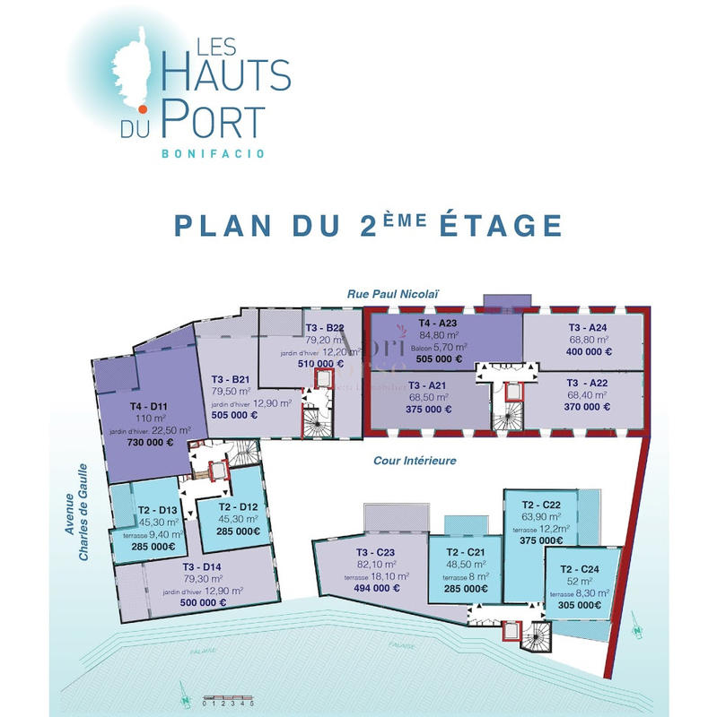 Appartement - 68 m² - 3 pièces