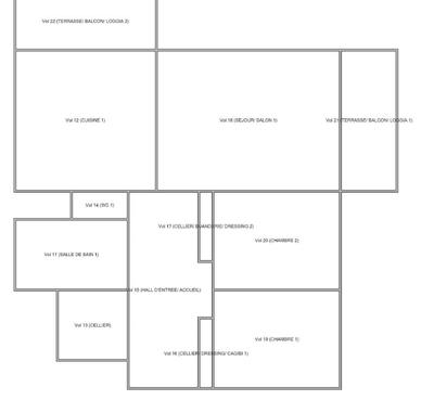 Appartement - 67 m² - 3 pièces