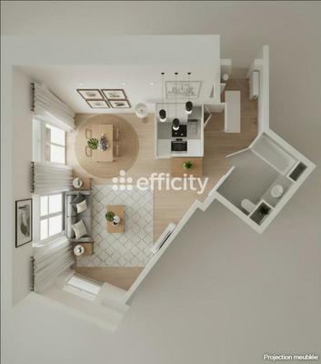 Appartement - 38 m² - 1 pièce