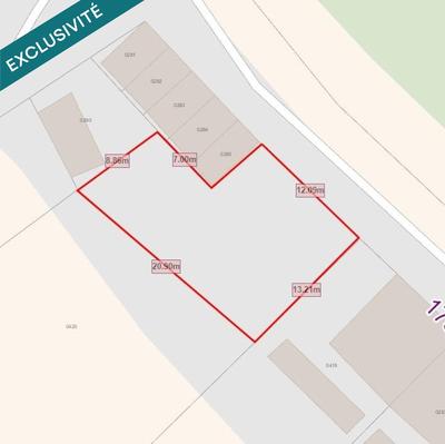 Terrain - 1 307 m²