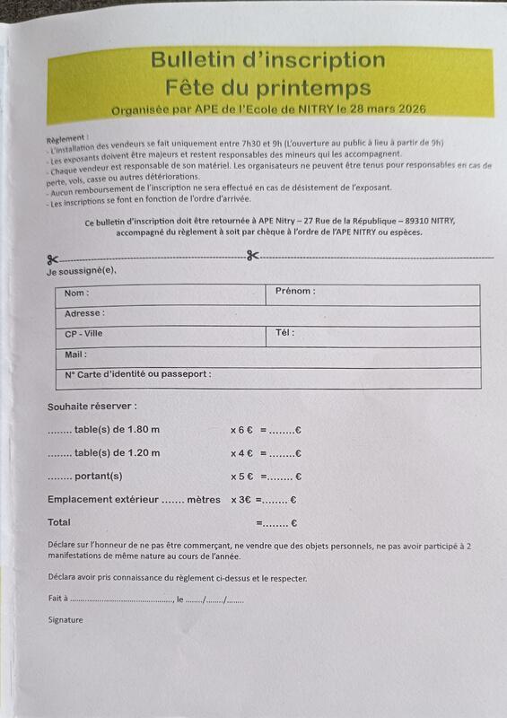 Bourse aux jouets - fête de printemps