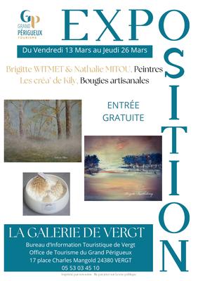 Exposition de Brigitte Witmet, Nathalie Mitou et les créa' de Kily