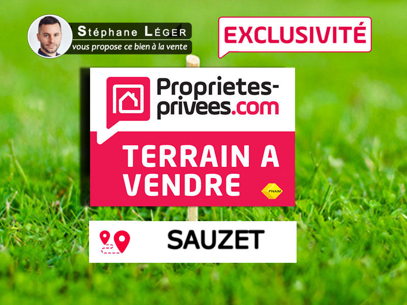 Terrain constructible - 1 170 m²