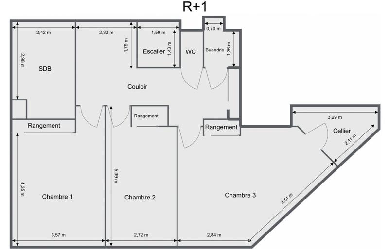Duplex - 152 m² - 4 pièces
