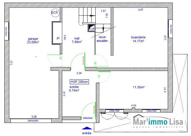 Maison traditionnelle - 115 m² - 5 pièces