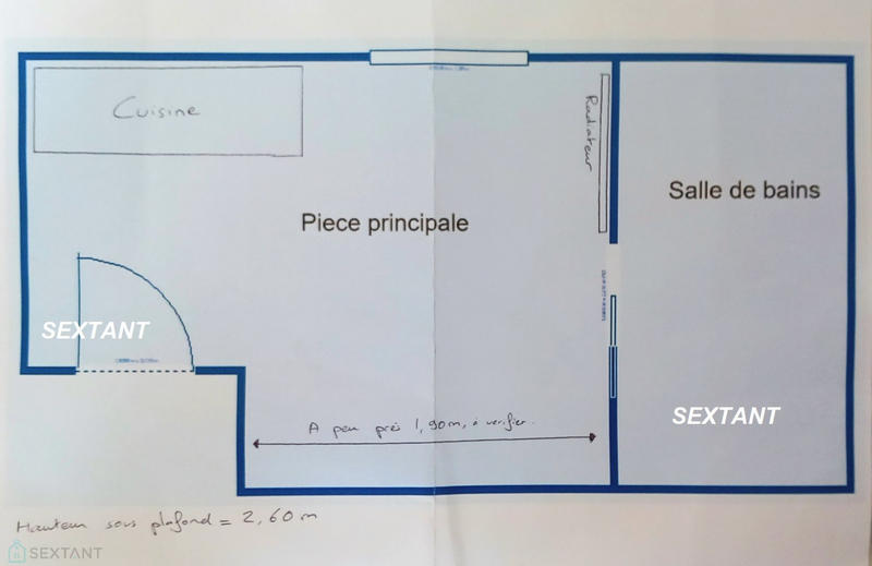 Appartement - 9 m² - 1 pièce