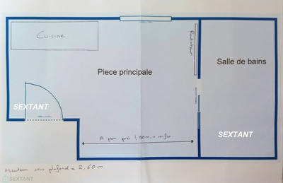 Appartement - 9 m² - 1 pièce