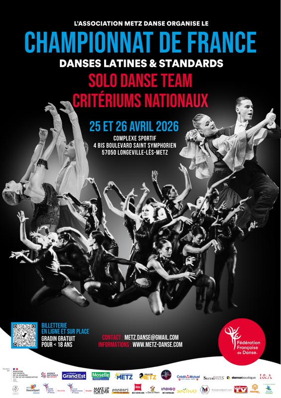 Championnat de France Solo Danse Team 2026 et Critériums Nationaux