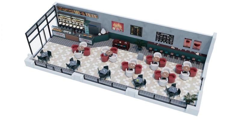 Bureau - 93 m² - 1 pièce