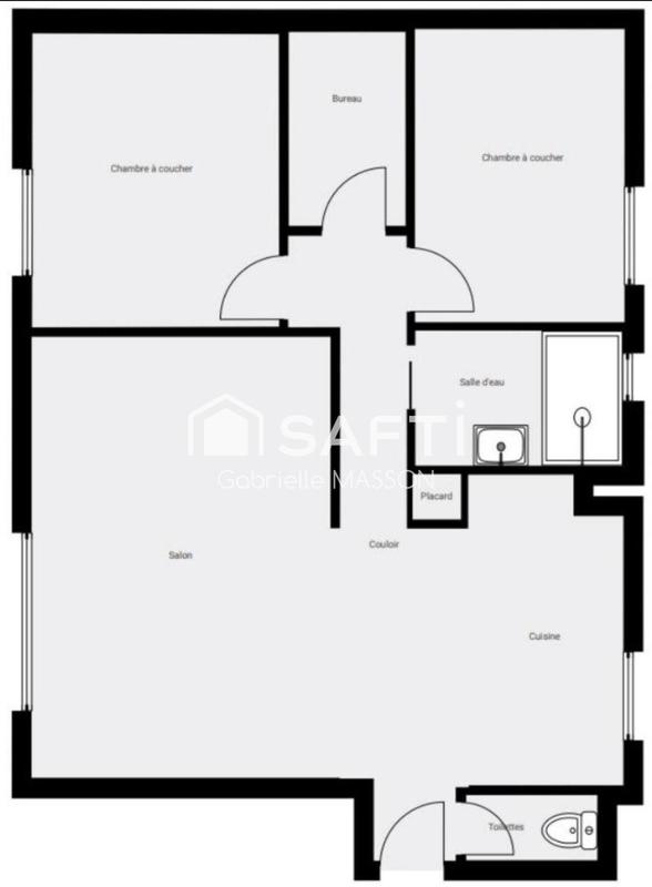 Appartement - 68 m² - 3 pièces