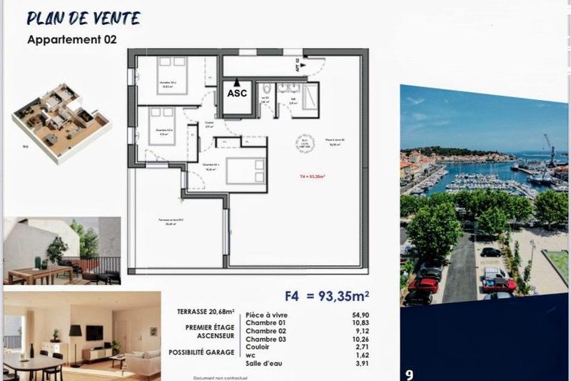 Appartement - 93 m² - 4 pièces