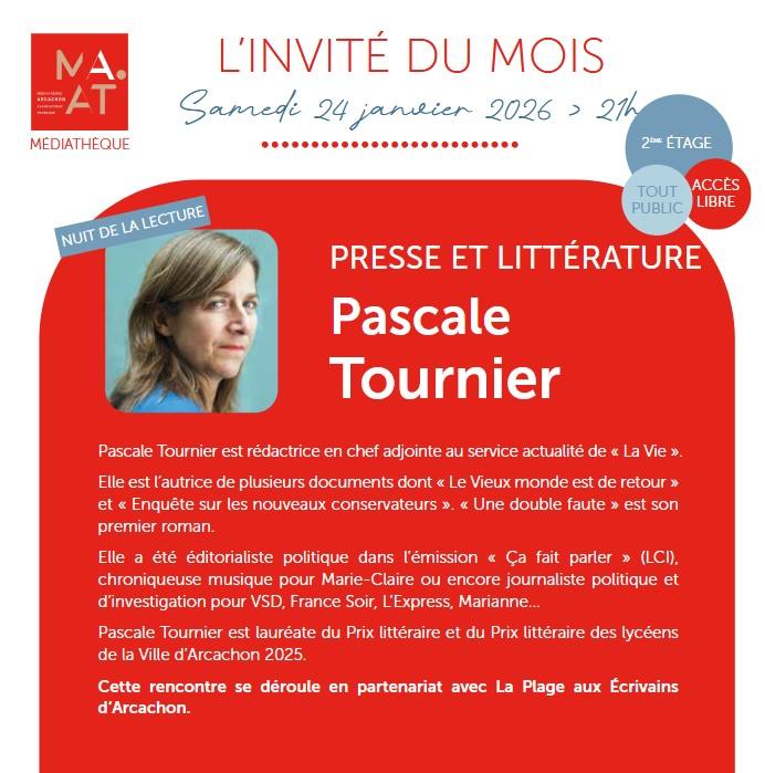 L'invité du mois : Pascale Tournier